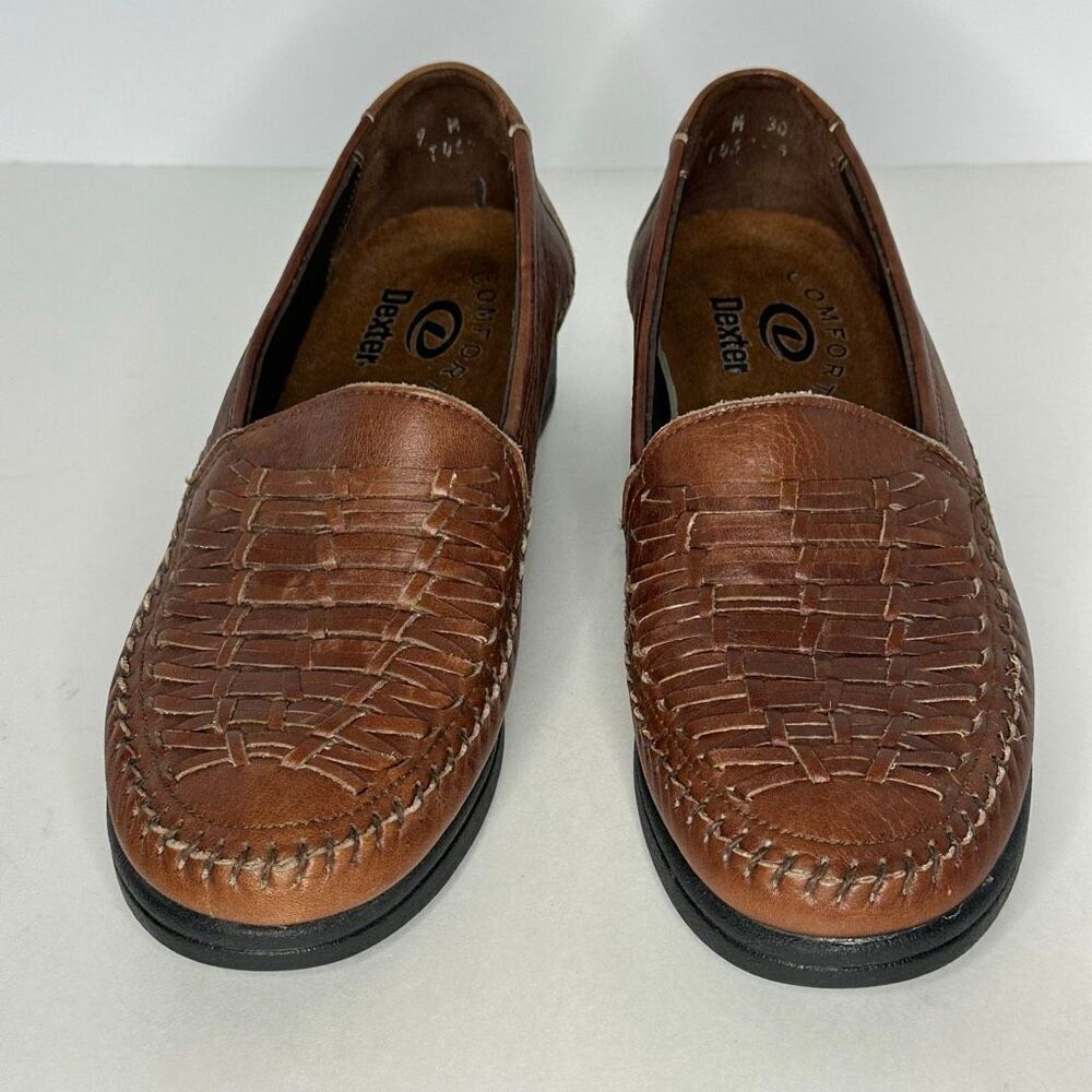 Dexter Comfort Leather Loafers Brown | Women Size 9 - Picture 2 of 12